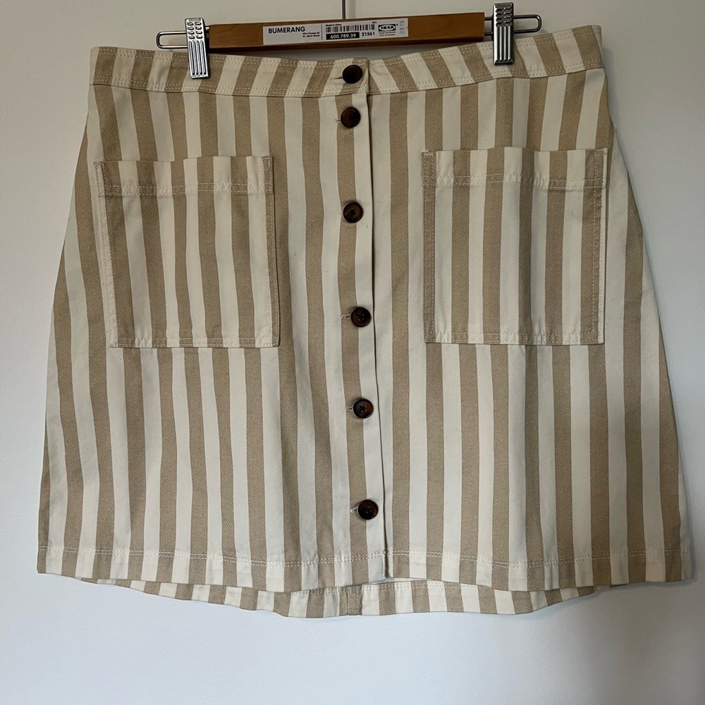BNWT Striped Mini Skirt Size 14